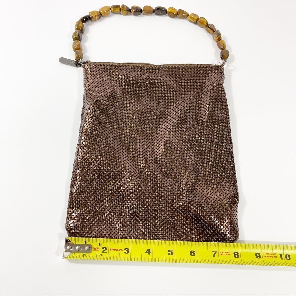 Bronze Whiting & Davis Mesh Bag - Picture 6 of 10